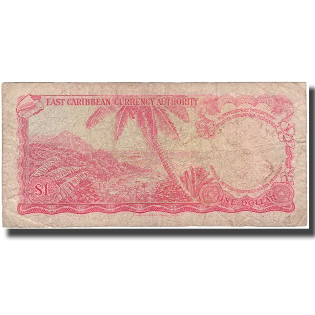Banknote, East Caribbean States, 1 Dollar, KM:13h, VG(8-10)
