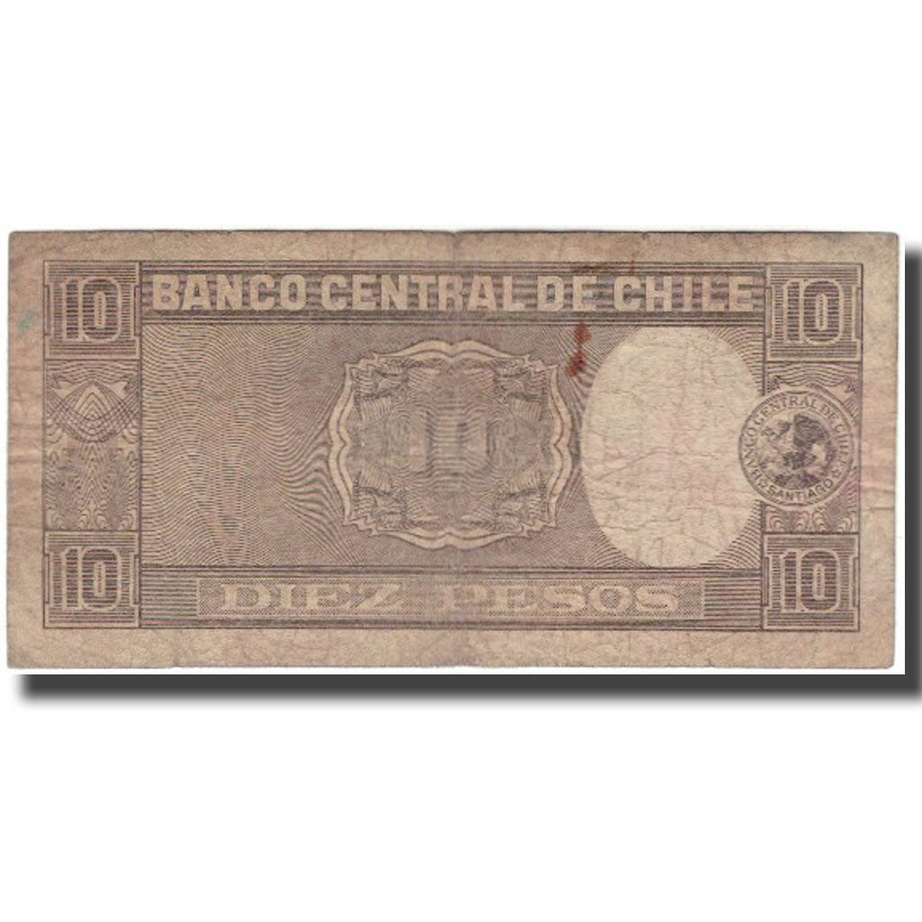 Billete, 10 Pesos = 1 Condor, Chile, KM:120, RC