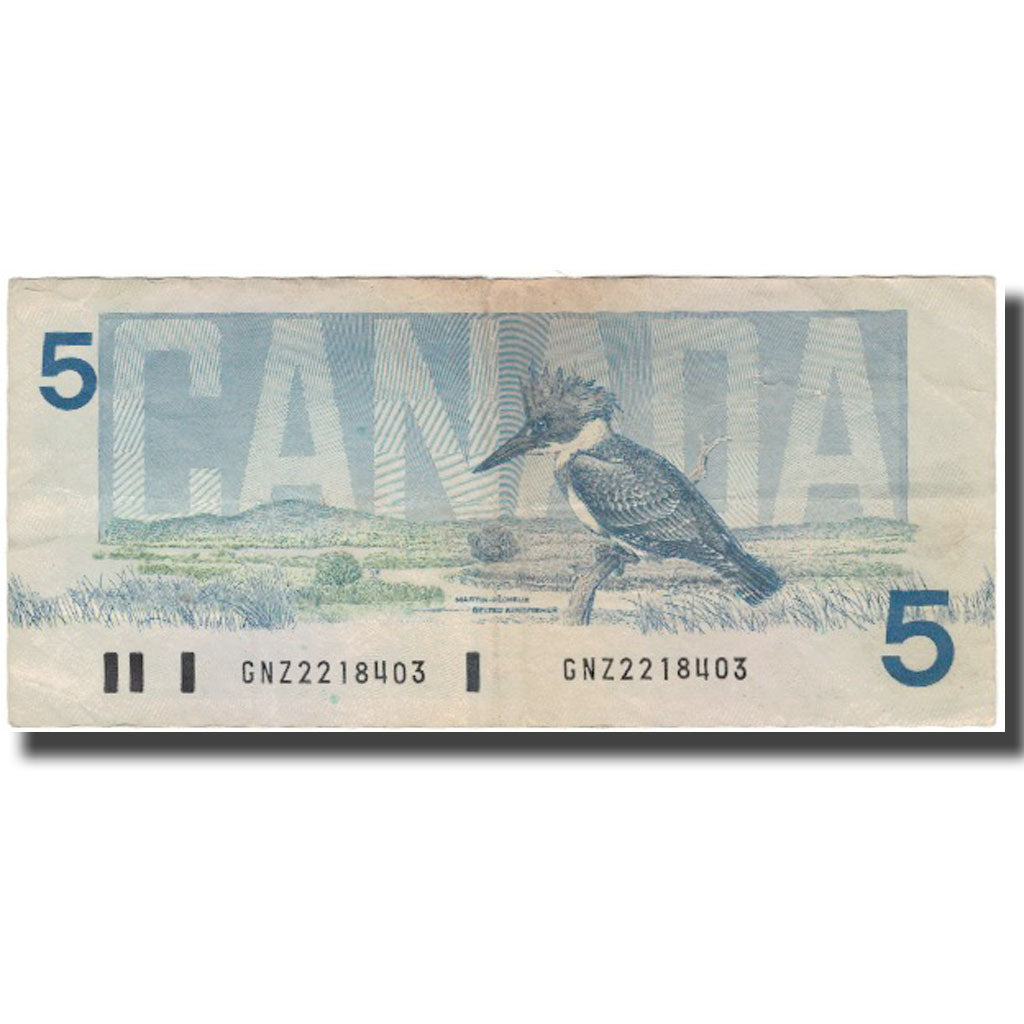 Biljet, Canada, 5 Dollars, 1986, KM:95c, TB+