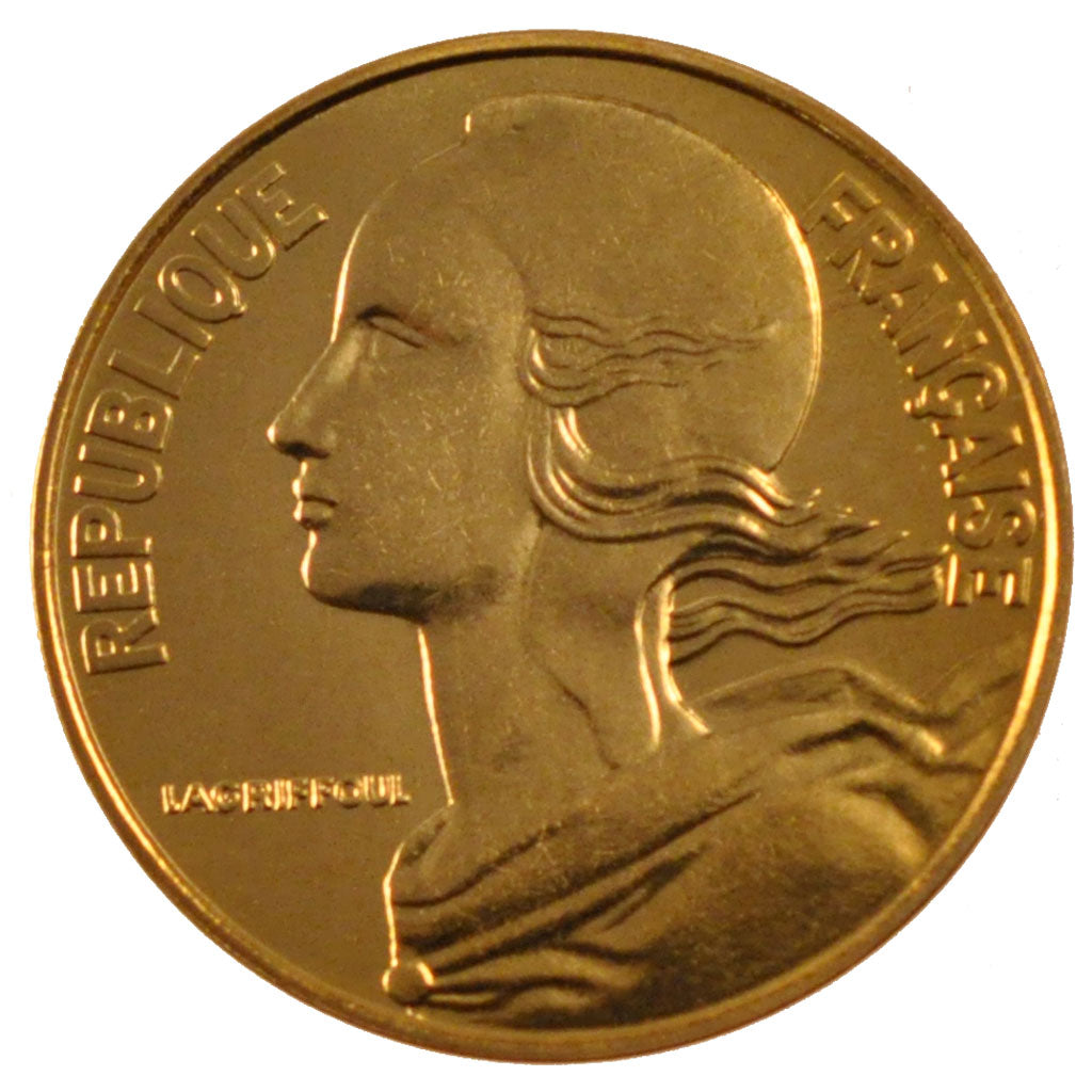 FRANCE, Marianne, 20 Centimes, 1990, Paris, KM #930, MS(63), Aluminum-Bronze,...