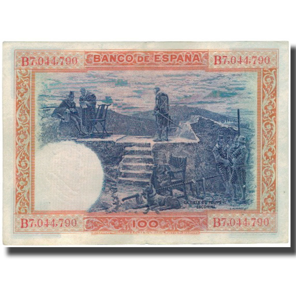 Banconote, Spagna, 100 Pesetas, 1925-07-01, KM:69a, BB