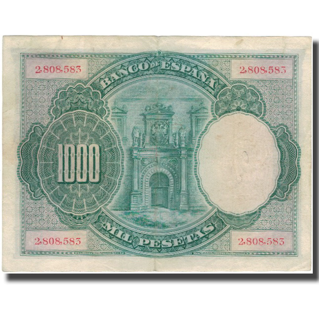 Banknot, Hiszpania, 1000 Pesetas, 1925-07-01, KM:70a, EF(40-45)