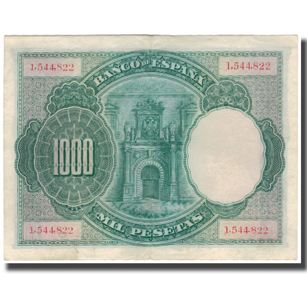 Banknot, Hiszpania, 1000 Pesetas, 1925-07-01, KM:70a, EF(40-45)