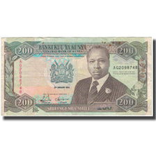Banknote, Kenya, 200 Shillings, 1992-01-02, KM:29c, VF(20-25)