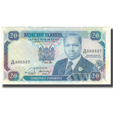 Geldschein, Kenya, 20 Shillings, 1991-07-01, KM:25d, SS+