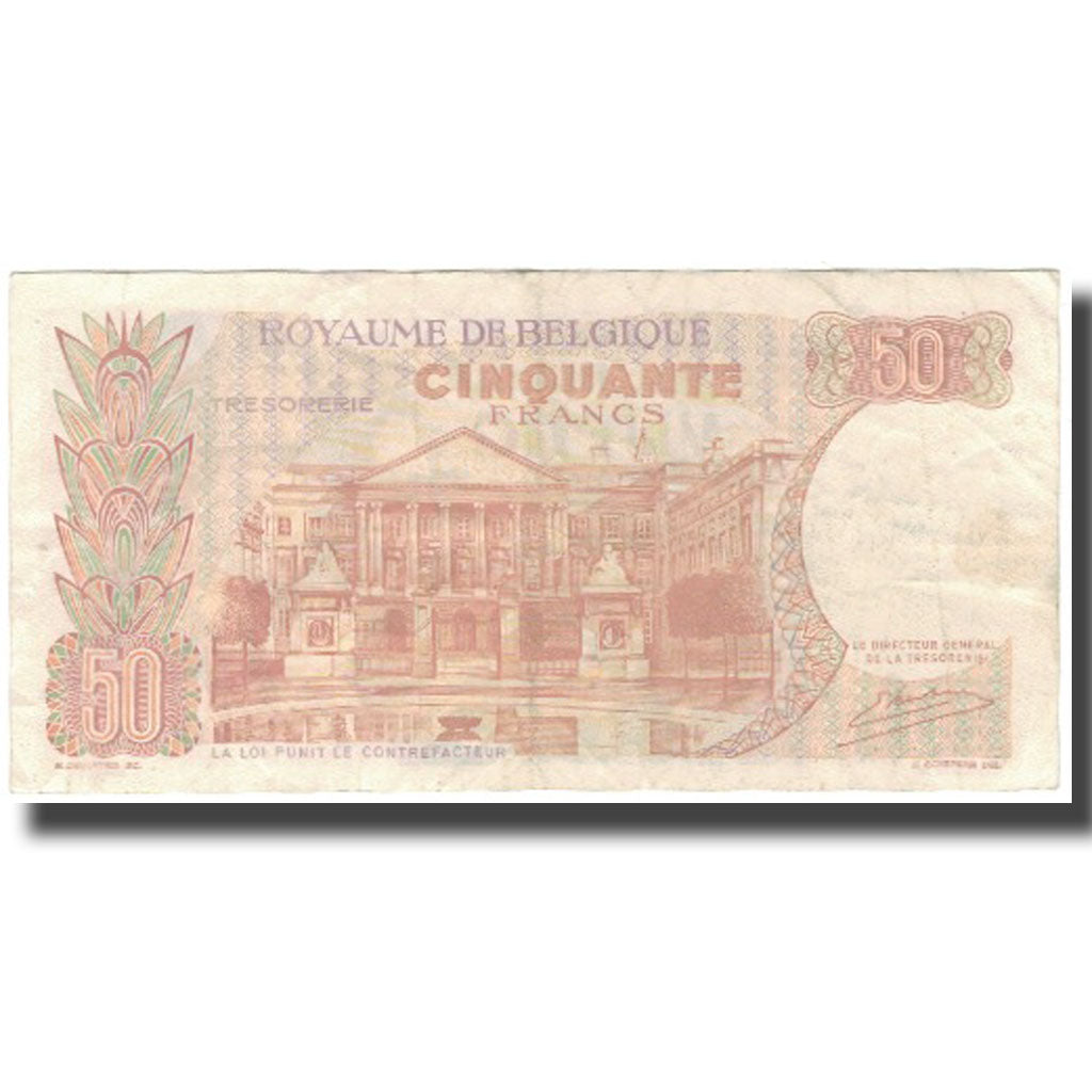 Banknote, Belgium, 50 Francs, 1966-05-16, KM:139, VF(30-35)