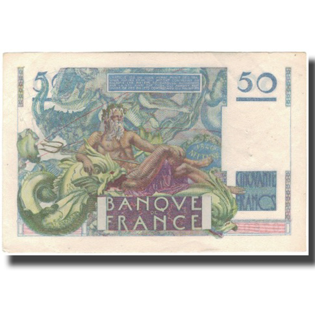 France, 50 Francs, Le Verrier, 1947-10-02, TTB, Fayette:20.09, KM:127b