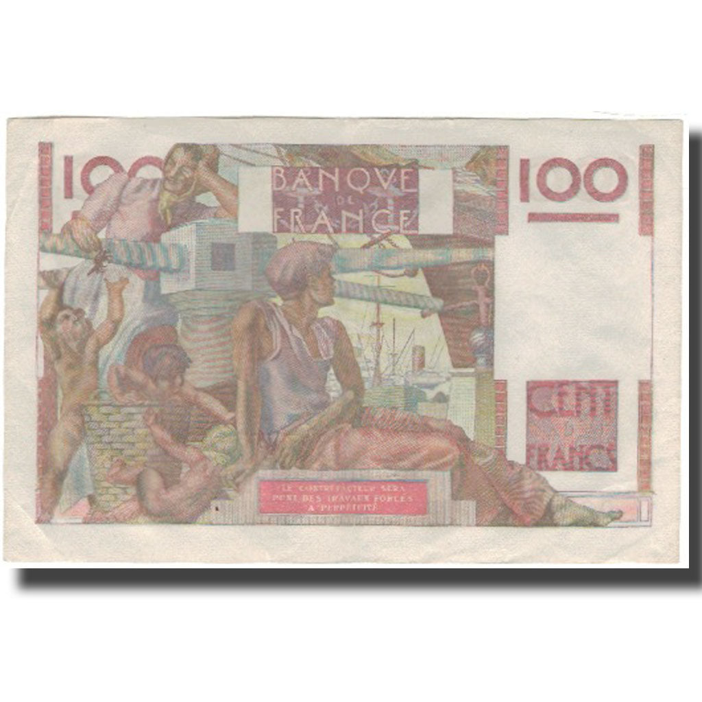 France, 100 Francs, Jeune Paysan, 1951-11-02, TTB, Fayette:28.30, KM:128d