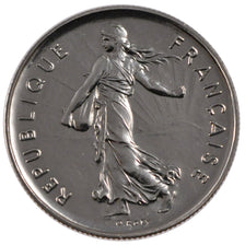 FRANCE, Semeuse, 5 Francs, 1990, Paris, KM #926a.1, MS(65-70), Nickel Clad...