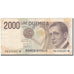 Banknote, Italy, 2000 Lire, KM:115, VF(20-25)