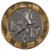 FRANCE, 10 Francs, 1990, MS(63), Bimetallic, Gadoury #827, 6.50