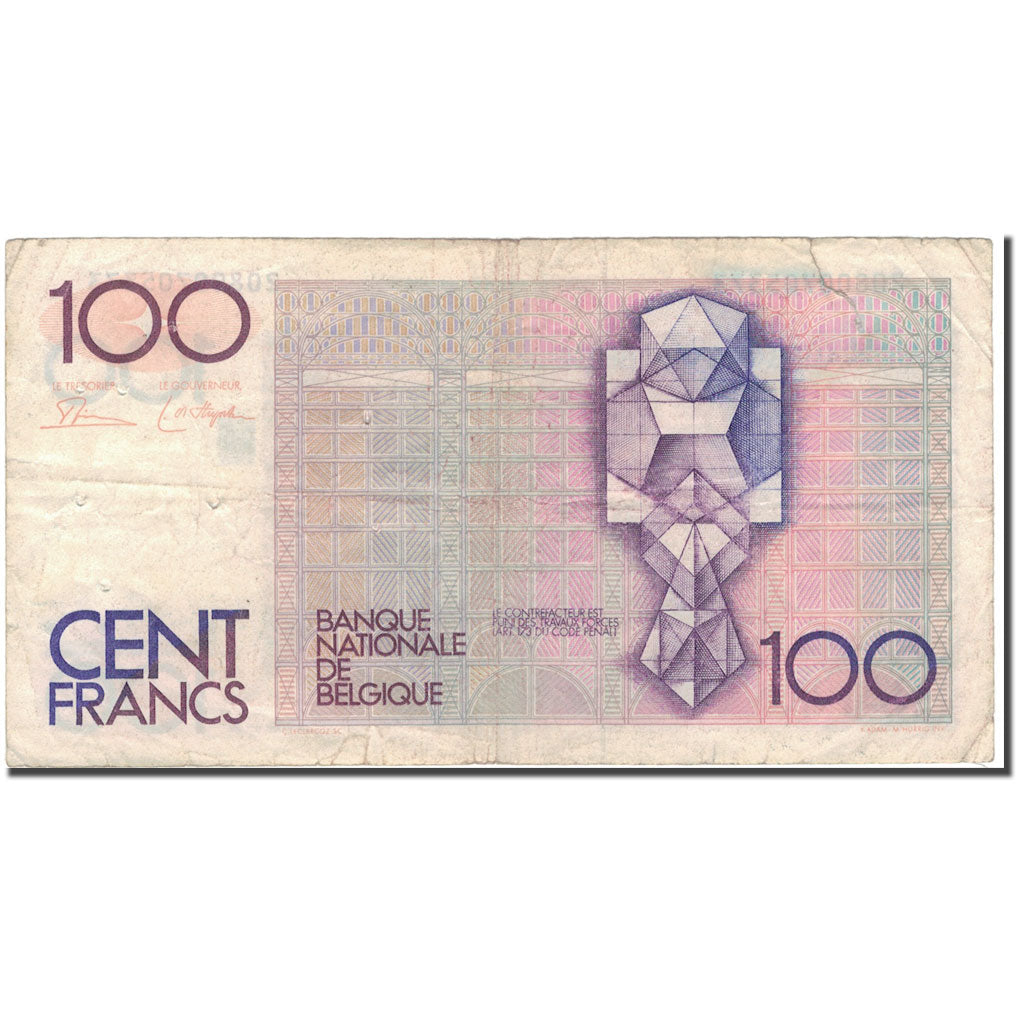 Banknot, Belgia, 100 Francs, KM:142a, VG(8-10)