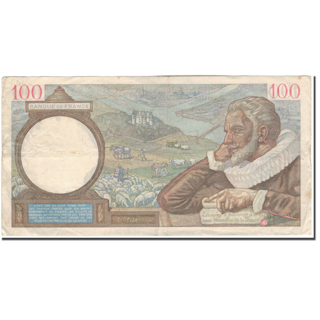 Frankrijk, 100 Francs, Sully, 1939-10-05, TB, Fayette:26.9, KM:94