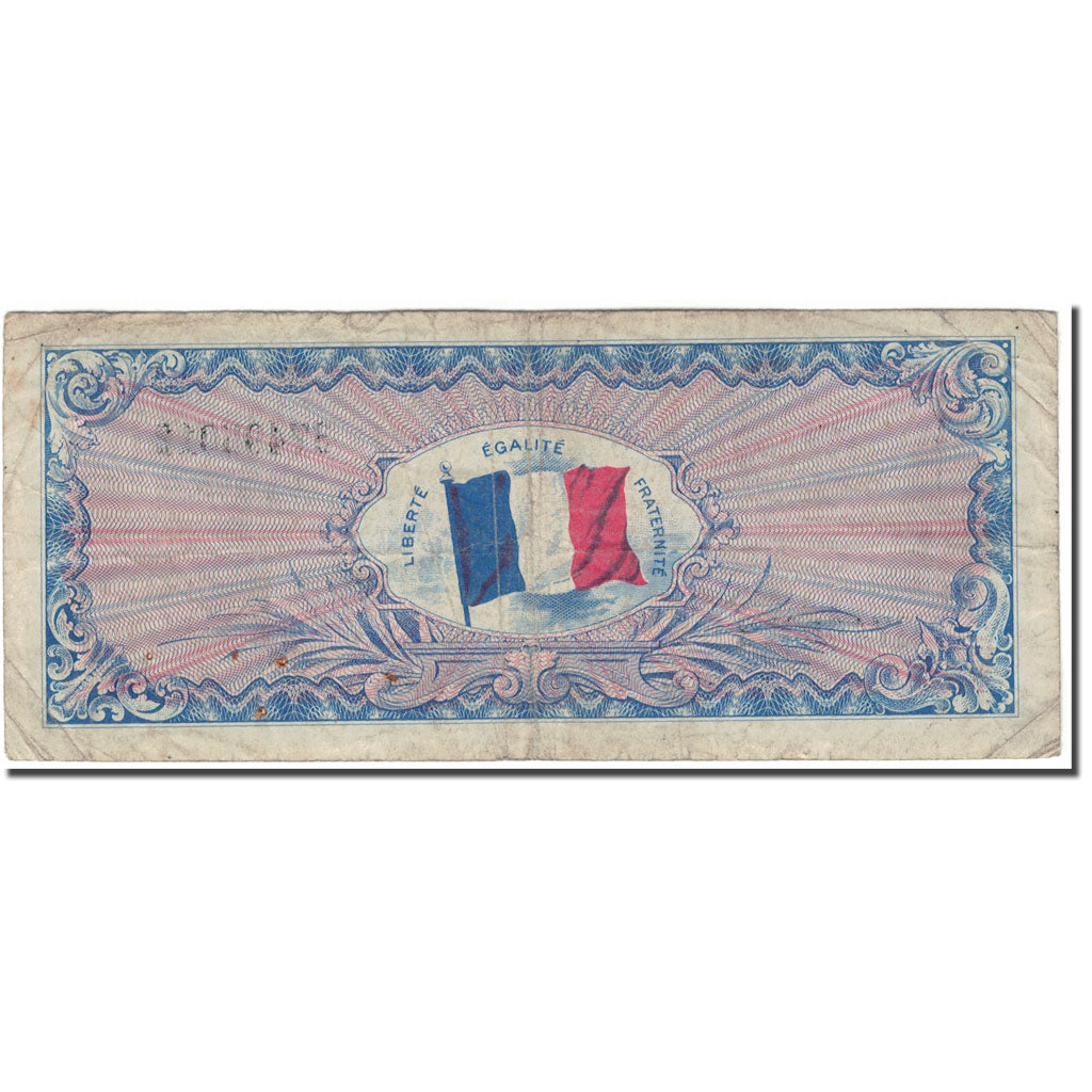 Francja, 50 Francs, Flag/France, 1944, VG(8-10), Fayette:VF 19.1, KM:117a