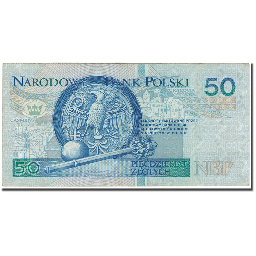 Banknot, Polska, 50 Zlotych, 1994-03-25, KM:175a, VF(30-35)