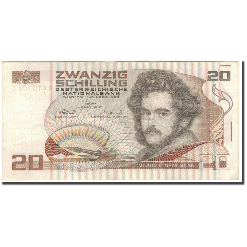 Billete, 20 Schilling, Austria, 1986-10-01, KM:148, MBC