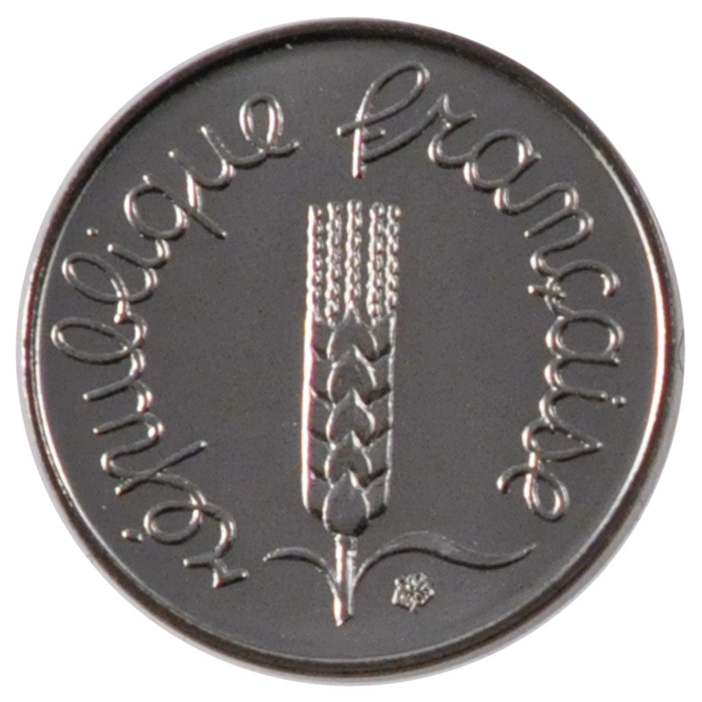FRANCE, Épi, Centime, 1984, Paris, KM #928, MS(65-70), Stainless Steel, 15, ...