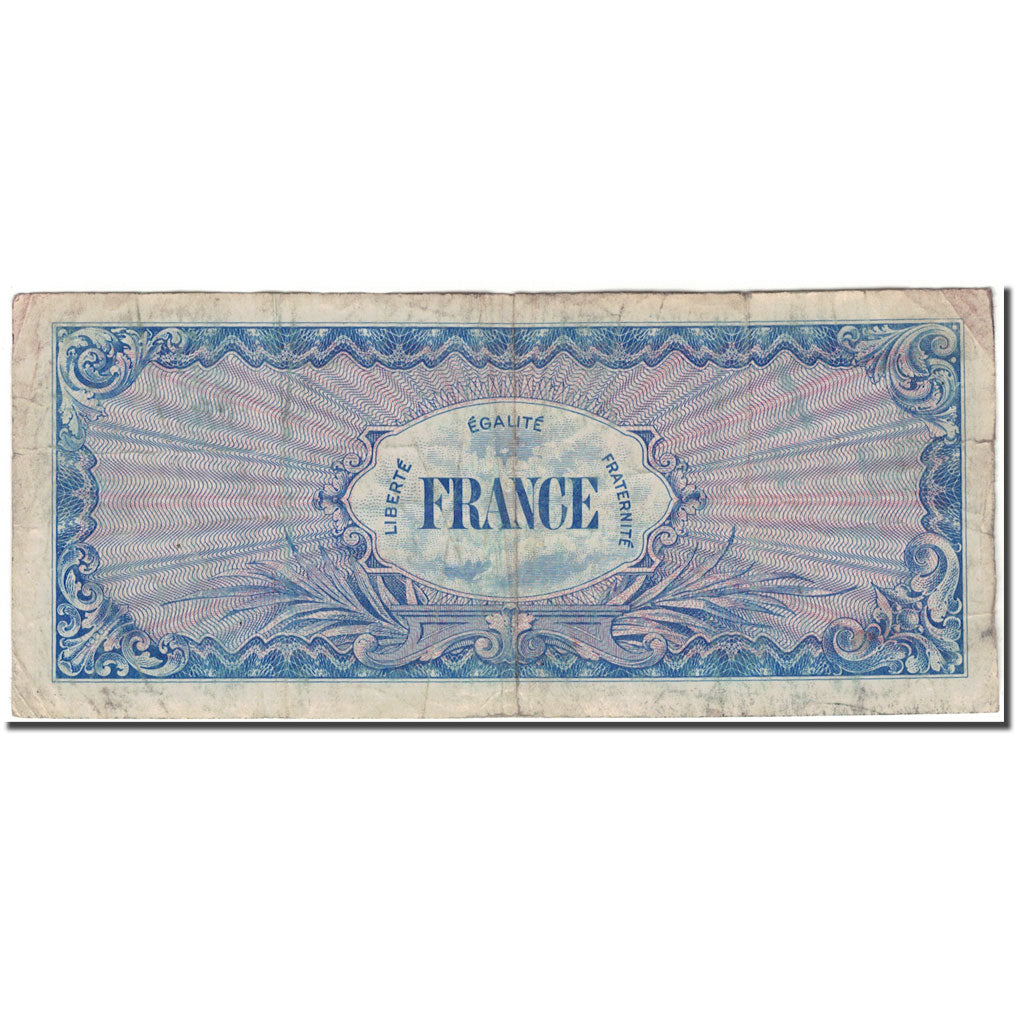 France, 50 Francs, Drapeau/France, 1944, B+, Fayette:VF24.3, KM:122c