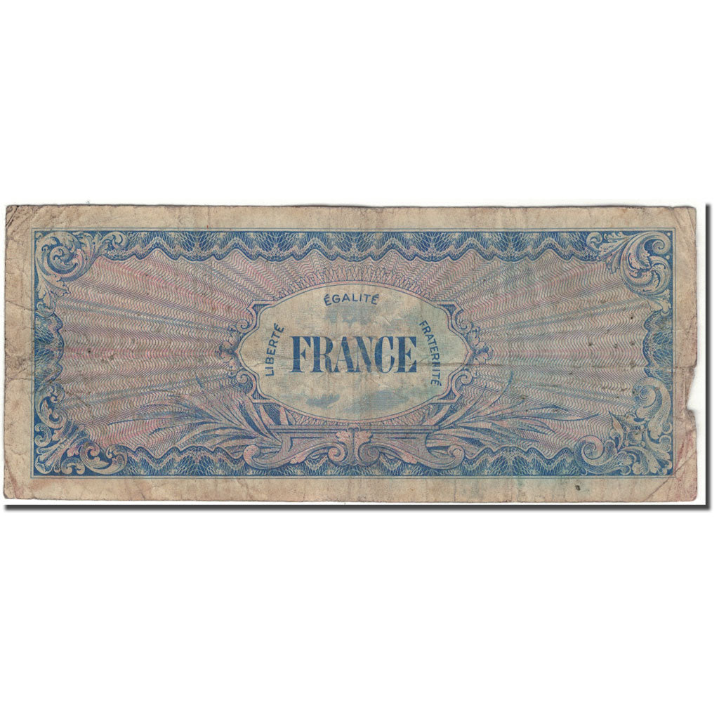 France, 100 Francs, Drapeau/France, 1944, B+, Fayette:VF25.1, KM:123a