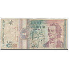Banknote, Romania, 1000 Lei, 1991, KM:101Aa, F(12-15)