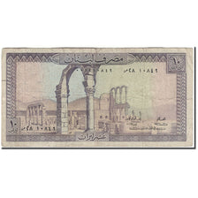 Banknote, Lebanon, 10 Livres, KM:63a, VF(20-25)