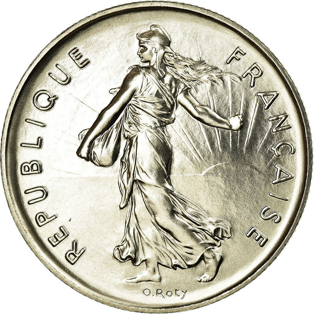 Coin, France, Semeuse, 5 Francs, 1984, Paris, MS(65-70), Nickel Clad