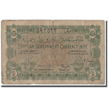 Biljet, Egypte, 5 Piastres, KM:163, B