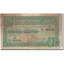 Banknote, Egypt, 10 Piastres, 1917-05-27, KM:160b, G(4-6)