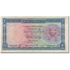 Nota, Egito, 1 Pound, KM:30, VF(20-25)