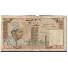 Banknote, Morocco, 10 Dirhams, 1969, KM:54e, VG(8-10)