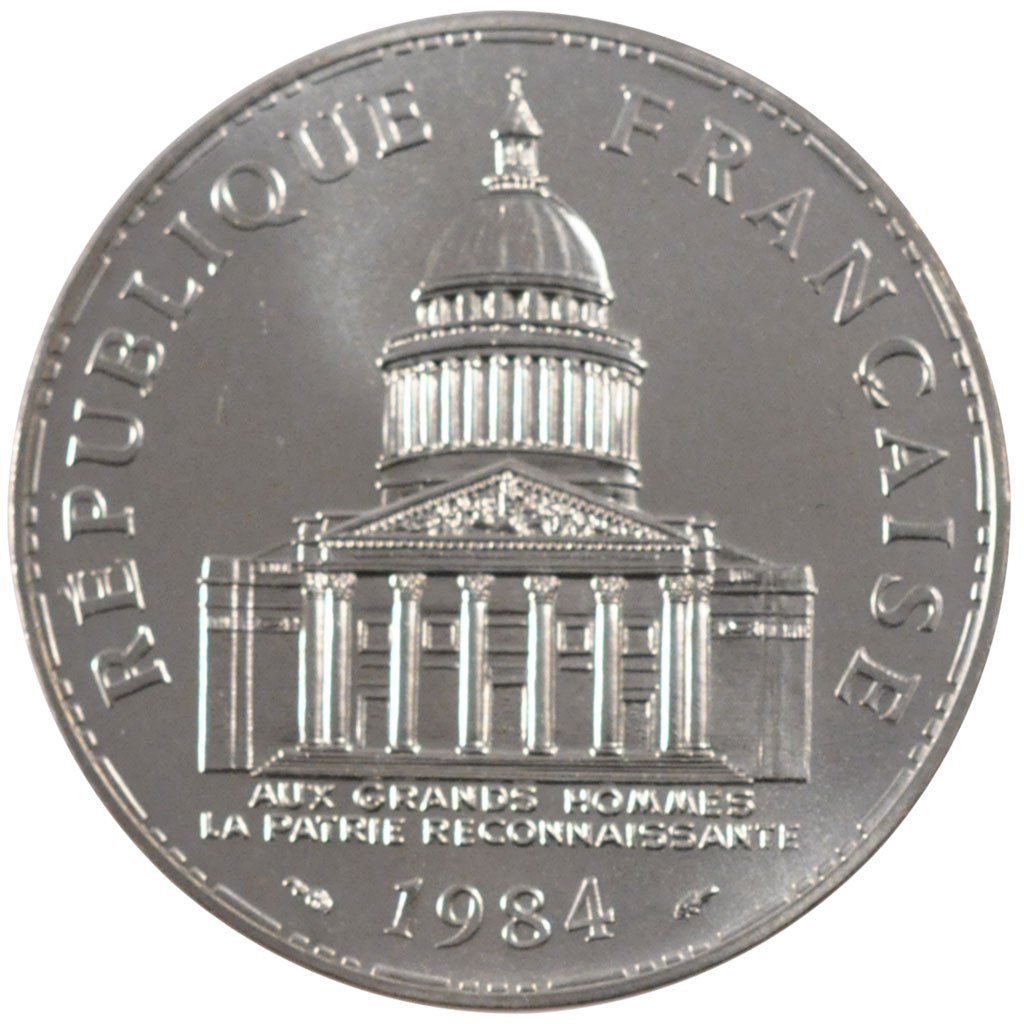 FRANCE, Panthéon, 100 Francs, 1984, Paris, KM #951.1, MS(65-70), Silver, Gadoury