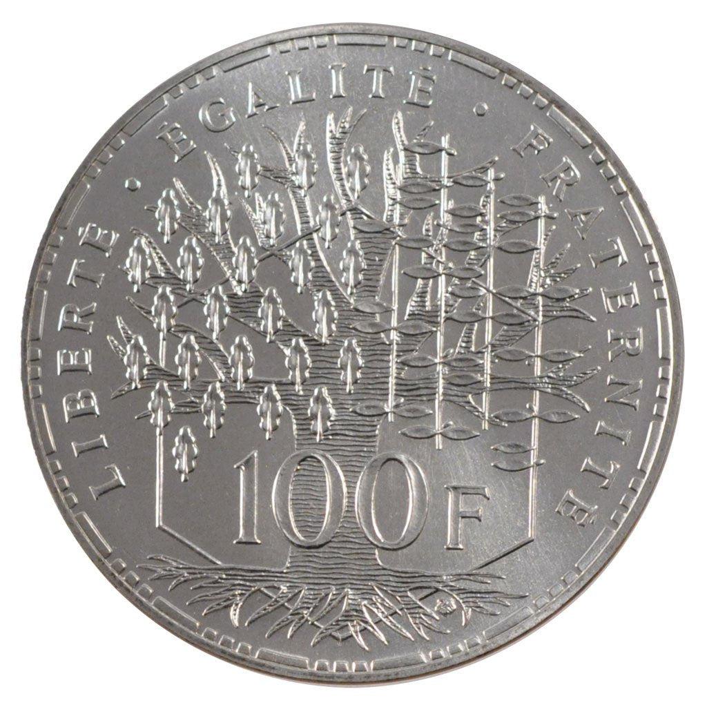 FRANCE, Panthéon, 100 Francs, 1984, Paris, KM #951.1, MS(65-70), Silver, Gadoury