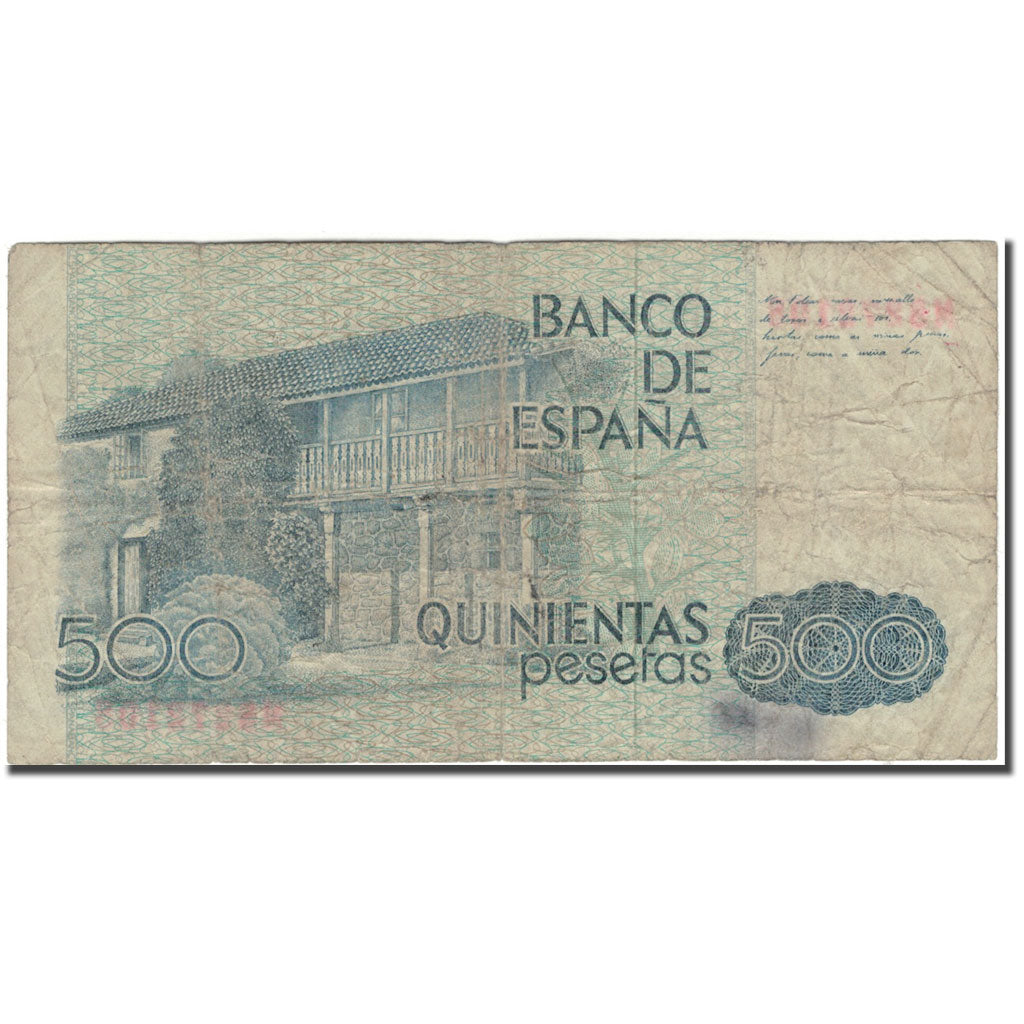 Billete, 500 Pesetas, España, 1970-10-23, KM:157, MC+
