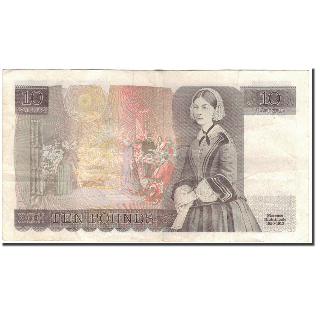 Banknot, Wielka Brytania, 10 Pounds, KM:379c, EF(40-45)
