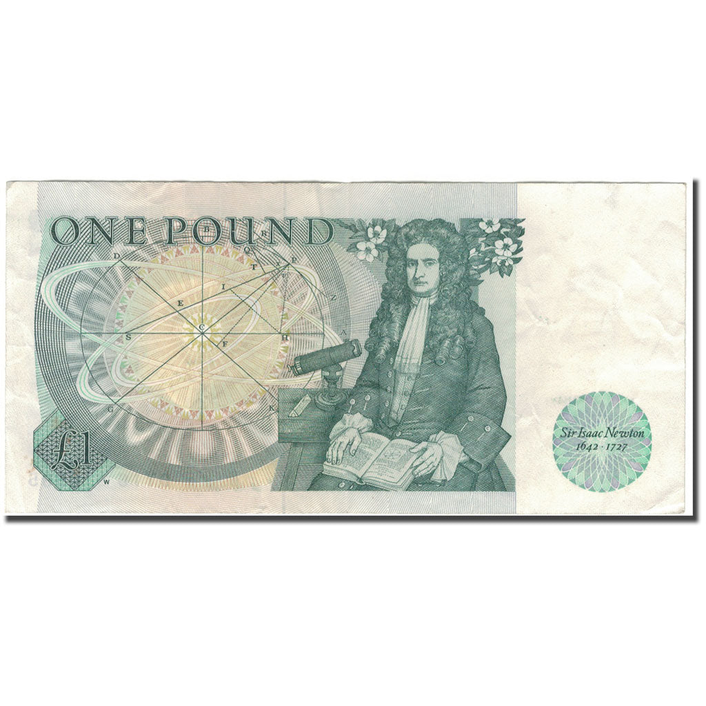 Billet, Grande-Bretagne, 1 Pound, KM:377b, TTB+