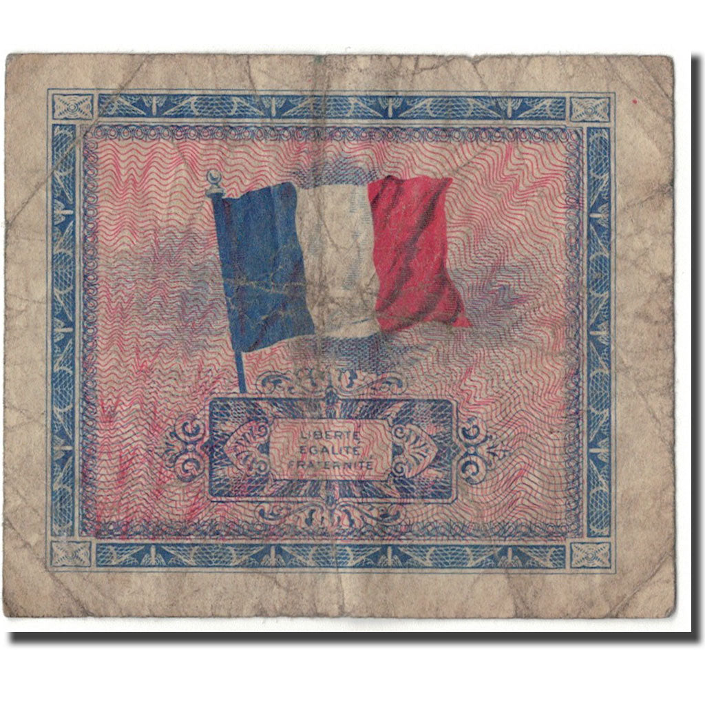 Frankreich, 2 Francs, Flag/France, 1944, SGE+, Fayette:VF16.2, KM:114b