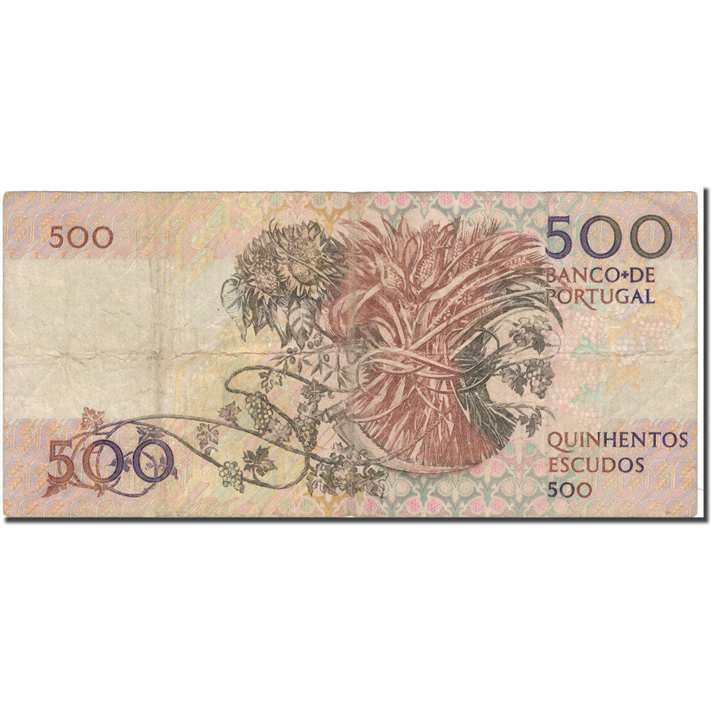 Banknote, Portugal, 500 Escudos, 1982-02-13, KM:180d, F(12-15)