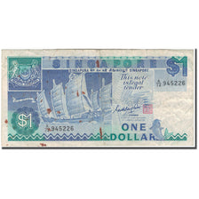 Banknot, Singapur, 1 Dollar, KM:18a, VF(20-25)