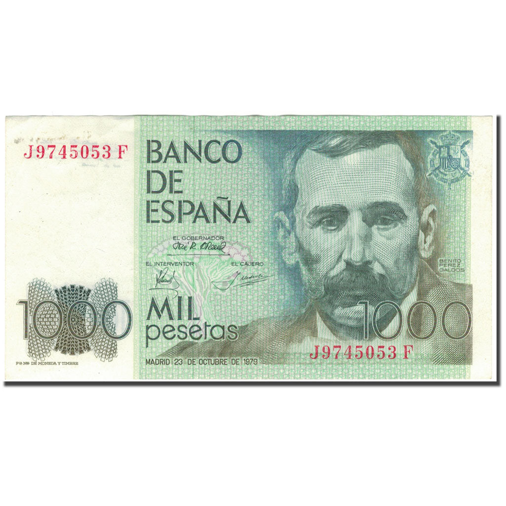 Banknote, Spain, 1000 Pesetas, 1979-10-23, KM:158, AU(50-53)