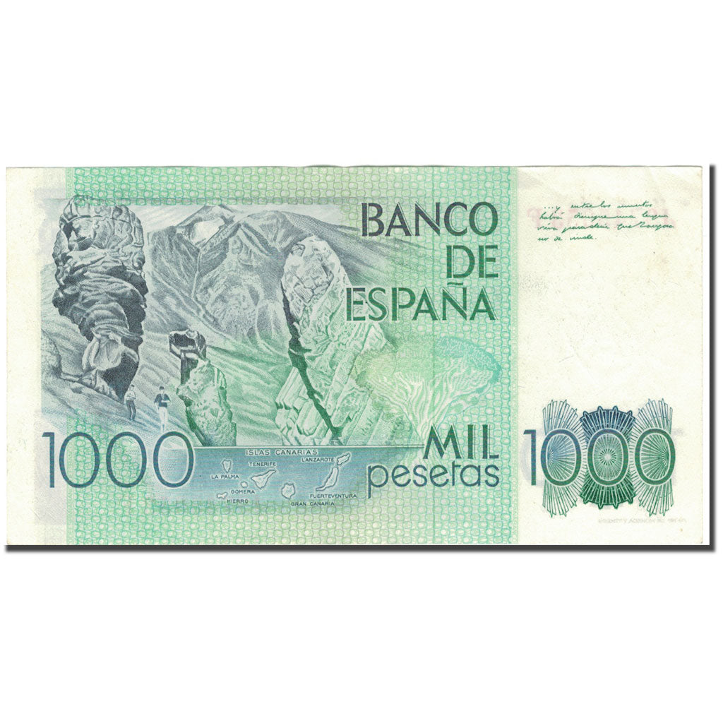 Banknote, Spain, 1000 Pesetas, 1979-10-23, KM:158, AU(50-53)