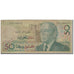 Banconote, Marocco, 50 Dirhams, 1987, KM:64b, B