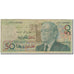 Banknot, Maroko, 50 Dirhams, 1987, KM:64b, F(12-15)