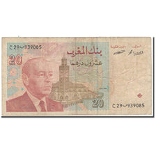 Banconote, Marocco, 20 Dirhams, 1996, KM:67a, B