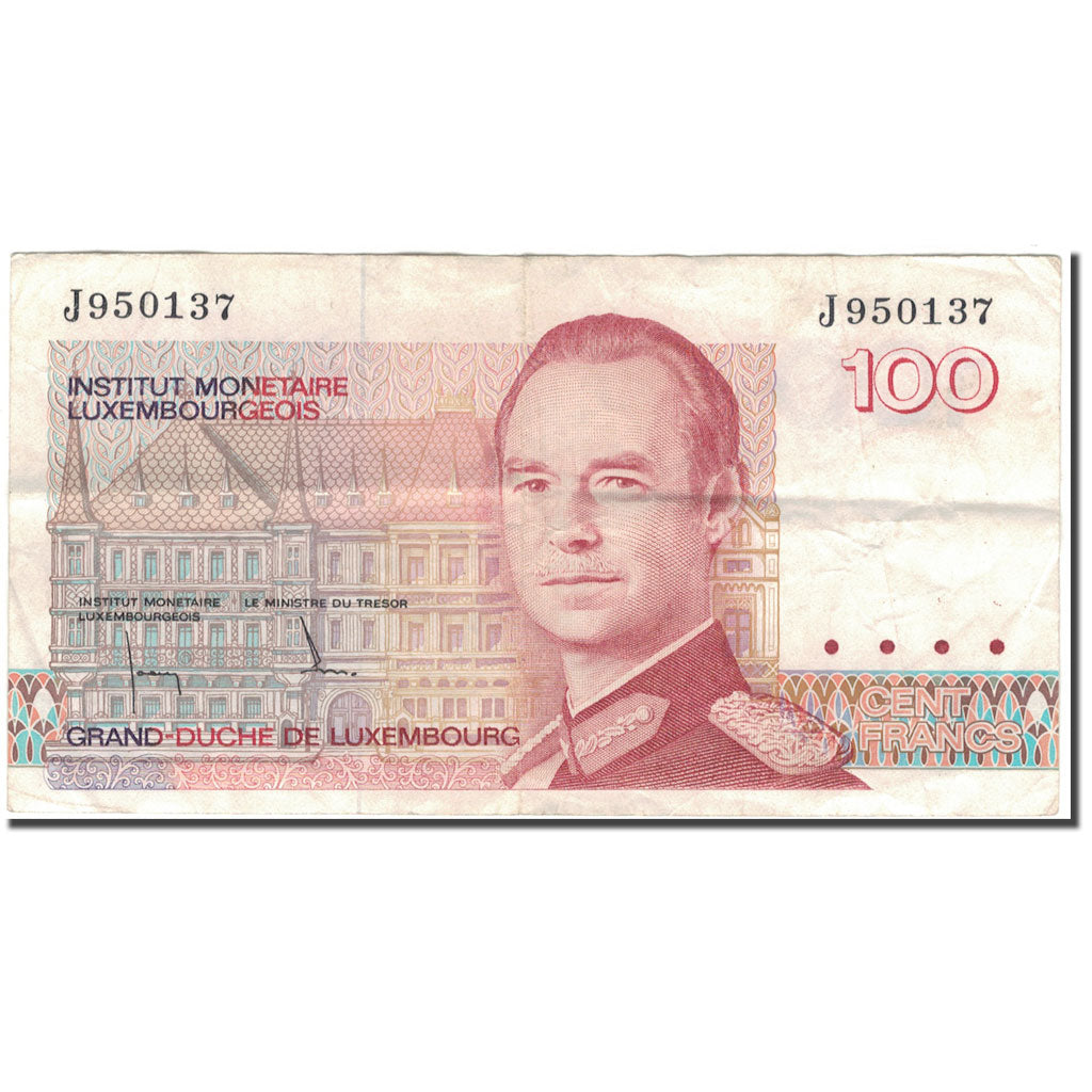 Banknot, Luksemburg, 100 Francs, KM:58a, VF(30-35)