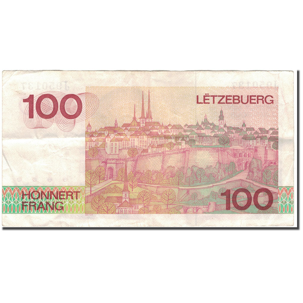 Banknot, Luksemburg, 100 Francs, KM:58a, VF(30-35)