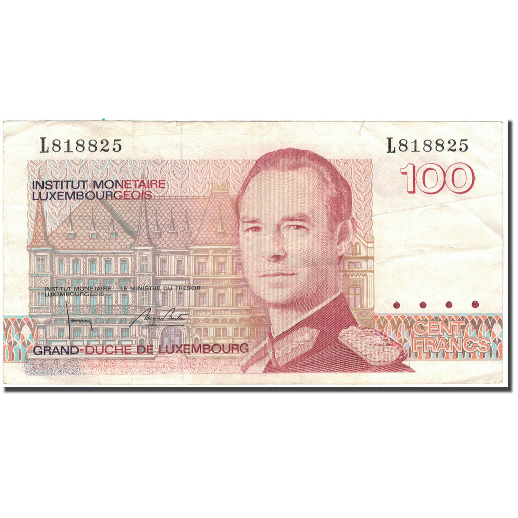 Banknot, Luksemburg, 100 Francs, KM:58b, VF(30-35)