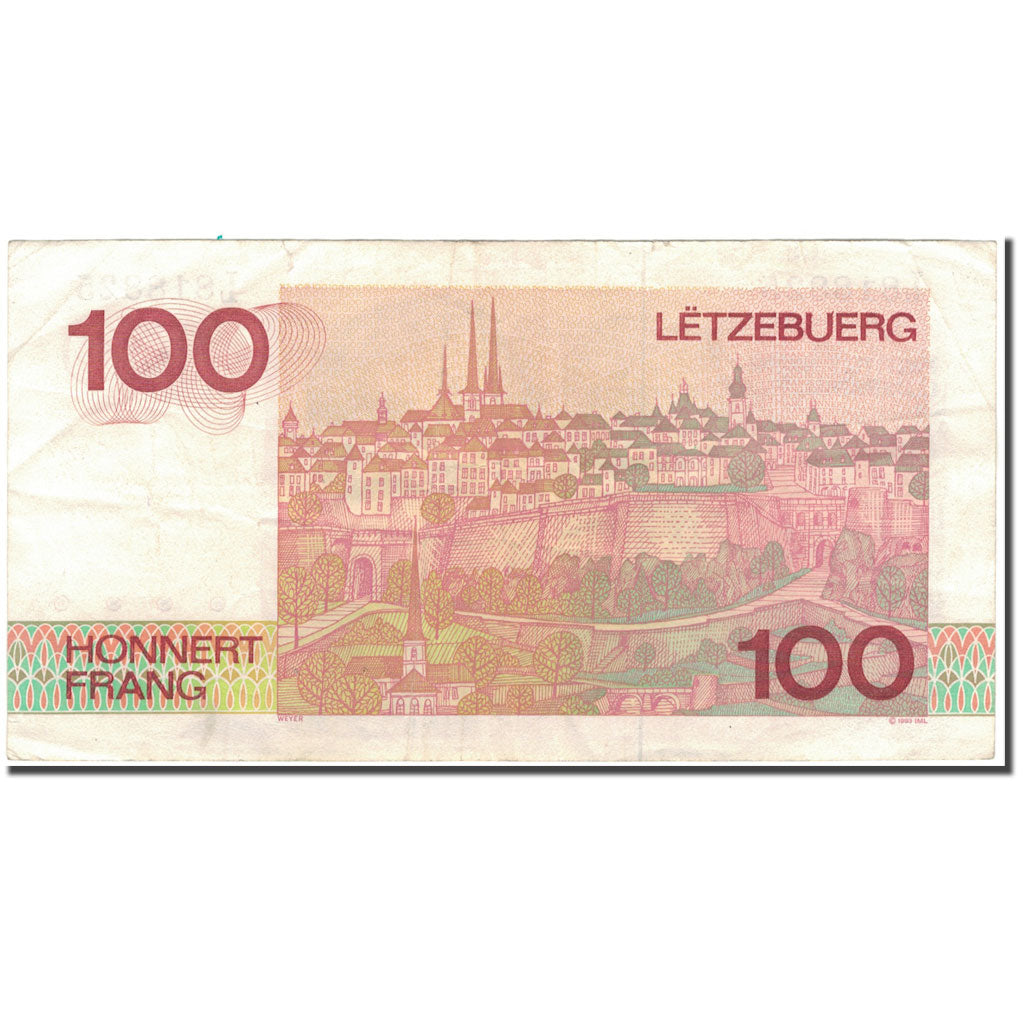 Banknot, Luksemburg, 100 Francs, KM:58b, VF(30-35)
