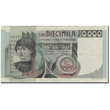Banknote, Italy, 10,000 Lire, KM:106a, VF(20-25)