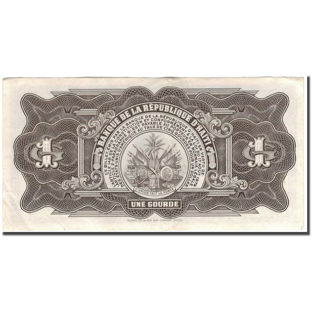 Banknot, Haiti, 1 Gourde, KM:239, EF(40-45)