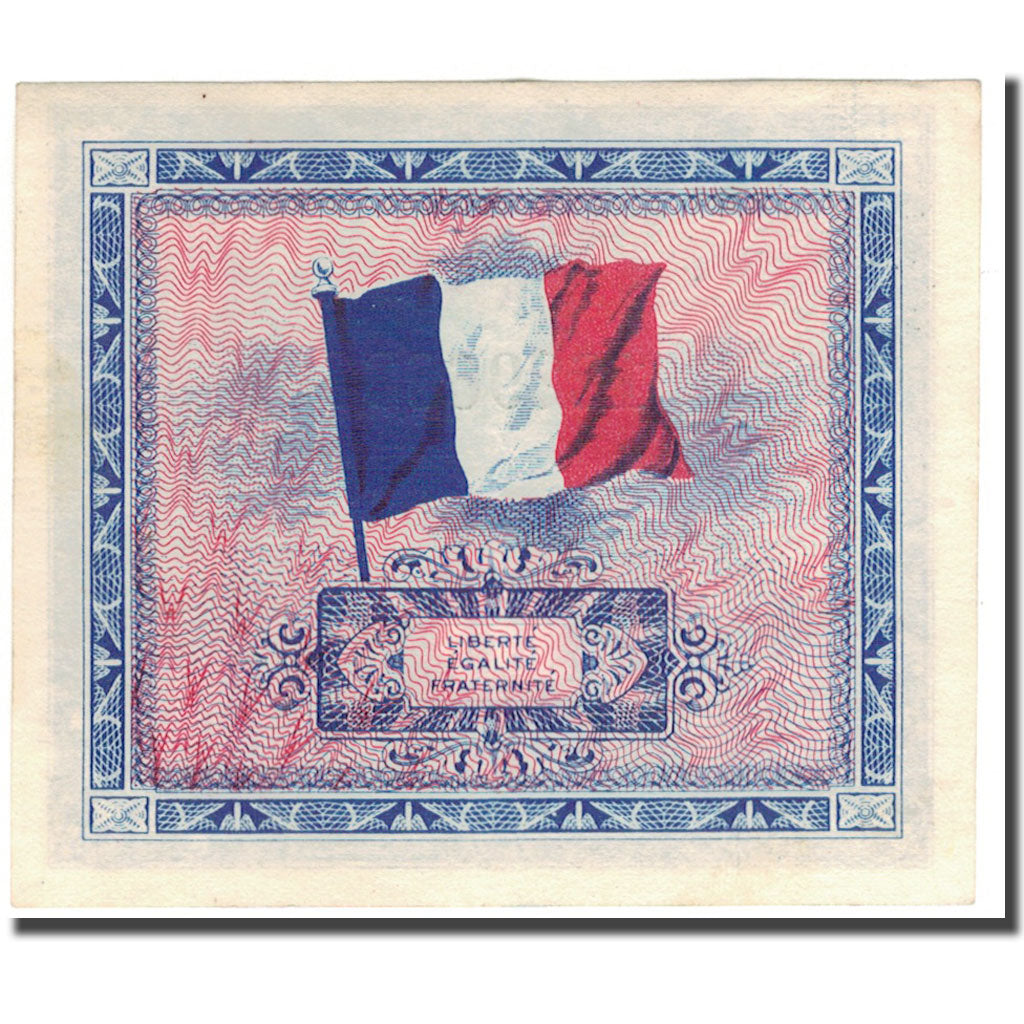 Francja, 10 Francs, Flag/France, 1944, AU(55-58), Fayette:VF18.1, KM:116a